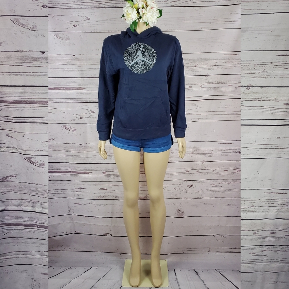 navy blue xl junior hoodie sweatshirt - Picture 2 of 7